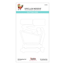 Load image into Gallery viewer, Spellbinders-Die Set-3D Shopping Cart Etched Dies from the Add to Cart Collection by Becky Roberts - Design Creative Bling