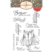Charger l'image dans la galerie, Colorado Craft Company - Lovely Legs Collection - Clear Photopolymer Stamps - Shopping Therapy - Design Creative Bling