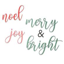 Carica l'immagine nel visualizzatore di Gallery, Sizzix - Christmas - Thinlits Die - Winter Phrases - Design Creative Bling