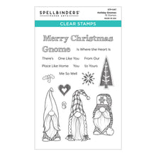 Carica l'immagine nel visualizzatore di Gallery, Spellbinders-Holiday Gnomes From The Be Merry Collection-Clear Stamp - Design Creative Bling