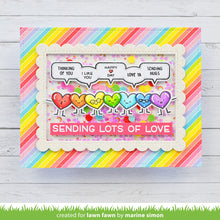 Load image into Gallery viewer, Lawn Fawn - simply celebrate hearts - clear stamp set - Design Creative Bling