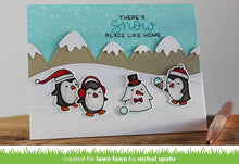 Carica l'immagine nel visualizzatore di Gallery, Lawn Fawn - Snow Cool - clear stamp set - Design Creative Bling