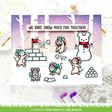 Cargar imagen en el visor de la galería, Lawn Fawn - snowball fight - clear stamp set - Design Creative Bling