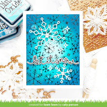 Lade das Bild in den Galerie-Viewer, Lawn Fawn - snow flurries backdrop - lawn cuts - Design Creative Bling