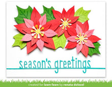 Load image into Gallery viewer, Lawn Fawn-Lawn Cuts-Dies-Stitched Poinsettia Dies - Design Creative Bling