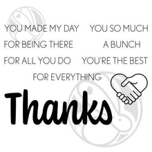 Lade das Bild in den Galerie-Viewer, The Rabbit Hole Designs - Thanks Scripty Stamp Set - Design Creative Bling