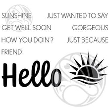 Carica l'immagine nel visualizzatore di Gallery, The Rabbit Hole Designs - Hello Scripty Stamp Set - Design Creative Bling