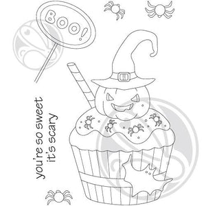 The Rabbit Hole Designs - Halloween Cupcake Stamp Set - Design Creative Bling