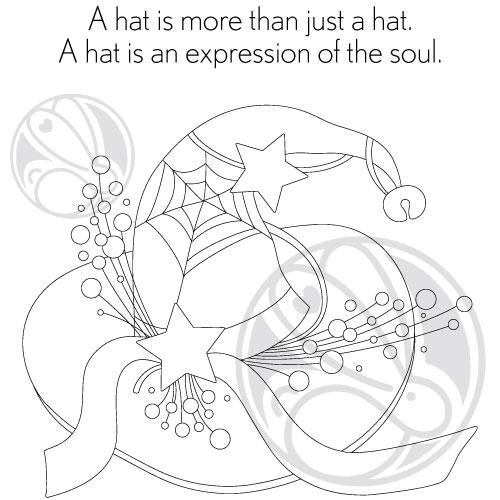 The Rabbit Hole Designs - All About The Hat Stamp Set - Design Creative Bling