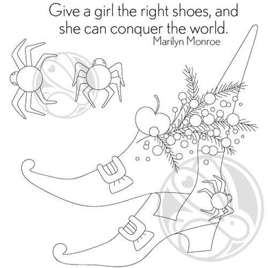 The Rabbit Hole Designs - The Right Shoes Stamp Set - Design Creative Bling