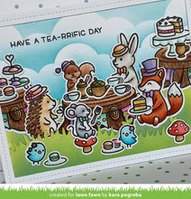 Load image into Gallery viewer, Lawn Fawn - tea-rrific day - clear stamp set - Design Creative Bling