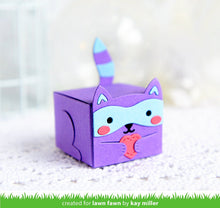 Load image into Gallery viewer, Lawn Fawn -Lawn Cuts - Dies - tiny gift box Raccoon and fox add-on - Design Creative Bling