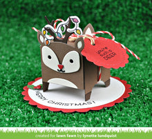 Load image into Gallery viewer, Lawn Fawn - Lawn Cuts - Dies - Tiny Gift Box Deer Add-on - Design Creative Bling