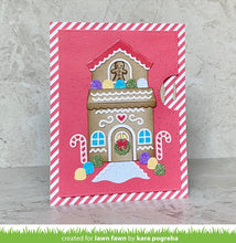 Load image into Gallery viewer, Lawn Fawn-Lawn Cuts-Dies-Build-A-House  Gingerbread Add-on - Design Creative Bling
