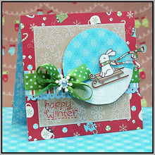 Carica l'immagine nel visualizzatore di Gallery, Lawn Fawn-Clear Stamp 3" x 2"-Winter Bunny - Design Creative Bling