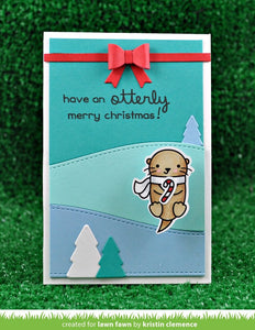 Lawn Fawn-Clear Stamp 3" x 2"- Winter Otter - Design Creative Bling