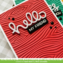 Cargar imagen en el visor de la galería, Lawn Fawn - woodgrain background hot foil plate - lawn cuts - Design Creative Bling