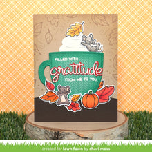 Load image into Gallery viewer, Lawn Fawn - Scripty Autumn Sentiments- clear stamp set - Design Creative Bling