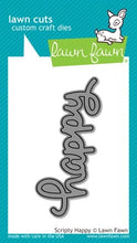 Load image into Gallery viewer, Lawn Fawn- Scripty Happy - lawn cuts - Design Creative Bling