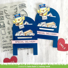 Carica l'immagine nel visualizzatore di Gallery, Lawn Fawn - Valentines - Clear Photopolymer Stamps - Special Delivery Box Add-on - Design Creative Bling
