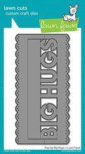 Load image into Gallery viewer, Lawn Fawn - Valentines - Lawn Cuts - Dies - Pop-up Big Hugs - Design Creative Bling