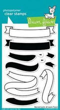 Carica l'immagine nel visualizzatore di Gallery, Lawn Fawn - Bannertastic- clear stamp set - Design Creative Bling