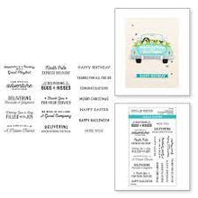 Carica l'immagine nel visualizzatore di Gallery, Spellbinders-Clear Stamp Set-Sunday Drive All-Occasion Sentiments from Liberty Collection - Design Creative Bling