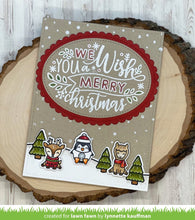 Load image into Gallery viewer, Lawn Fawn - Giant Holiday Messages - clear stamp set - Design Creative Bling