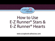 Load and play video in Gallery viewer, Scrapbook Adhesives HEARTS EZ Runner Refillable Dispenser
