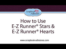 Load and play video in Gallery viewer, Scrapbook Adhesives HEARTS EZ Runner Refillable Dispenser