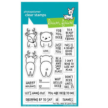 Load image into Gallery viewer, Lawn Fawn - Clear Acrylic Stamps - For You, Deer - Design Creative Bling