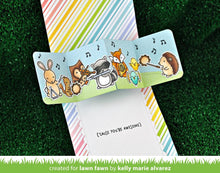 Lade das Bild in den Galerie-Viewer, Lawn Fawn - Clear Acrylic Stamps - Critter Concert - Design Creative Bling