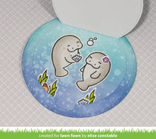 Carica l'immagine nel visualizzatore di Gallery, Lawn Fawn - Clear Acrylic Stamps - Manatee-rific - Design Creative Bling