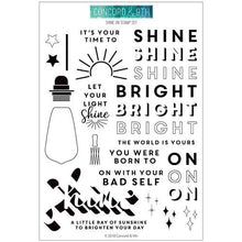Load image into Gallery viewer, Concord and 9th - Clear Acrylic Stamps - Shine On - Design Creative Bling

