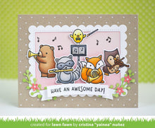 Lade das Bild in den Galerie-Viewer, Lawn Fawn - Clear Acrylic Stamps - Critter Concert - Design Creative Bling