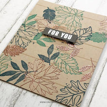 Load image into Gallery viewer, Concord and 9th - Clear Photopolymer Stamps - Thankful Leaves Turnabout - Design Creative Bling