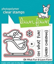 Cargar imagen en el visor de la galería, Lawn Fawn - Clear Photopolymer Stamps - Oh What Fun - Design Creative Bling