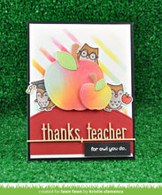 Carica l'immagine nel visualizzatore di Gallery, Lawn Fawn - Lawn Cuts - Dies - Thanks, Teacher Line Border - Design Creative Bling