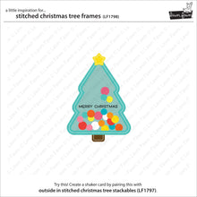 Load image into Gallery viewer, Lawn Fawn - Lawn Cuts - Dies - Stitched - Christmas Tree Frames - Design Creative Bling