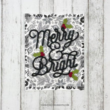 Carica l'immagine nel visualizzatore di Gallery, Concord and 9th - Christmas - Dies - Merry and Bright - Design Creative Bling