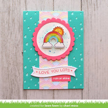 Load image into Gallery viewer, Lawn Fawn-Clear Acrylic Stamps-Rain Or Shine Before 'N After - Design Creative Bling