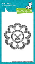 Carica l'immagine nel visualizzatore di Gallery, Lawn Fawn-Lawn Cuts-Outside In Stitched Flower - Design Creative Bling