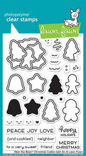 Carica l'immagine nel visualizzatore di Gallery, Lawn Fawn-How You Bean?- Christmas Cookie Add-on-Clear Stamp Set - Design Creative Bling