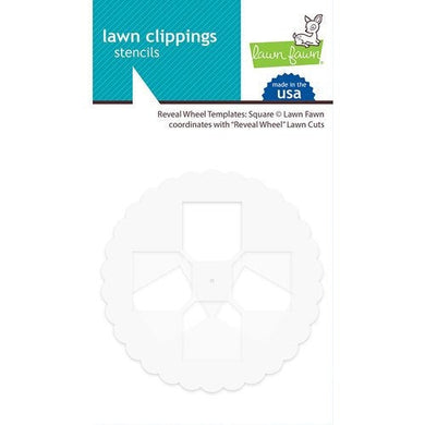 Lawn Fawn - Lawn Cuts - Reveal Wheel Templates - Square - Design Creative Bling