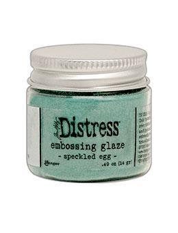 Tim Holtz® Distress Embossing Glaze Speckled Egg ( 2020 New Color) in stock - Design Creative Bling
