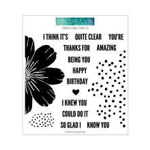 Load image into Gallery viewer, Concord and 9th - Clear Acrylic Stamps - Forever Flower - Design Creative Bling