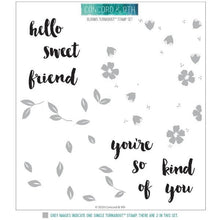 Cargar imagen en el visor de la galería, Concord and 9th - Clear Acrylic Stamps - Blooms Turnabout - Design Creative Bling