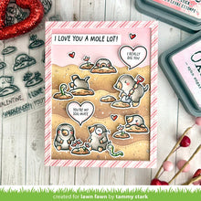 Charger l'image dans la galerie, Lawn Fawn-Clear Stamps- a mole lot of love add-on
