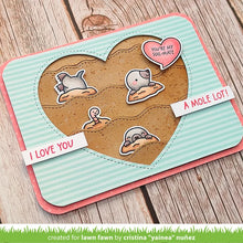 Charger l'image dans la galerie, Lawn Fawn-Clear Stamps- a mole lot of love add-on

