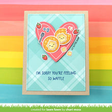 Cargar imagen en el visor de la galería, Lawn Fawn -a waffle lot  - clear stamp set - Design Creative Bling
